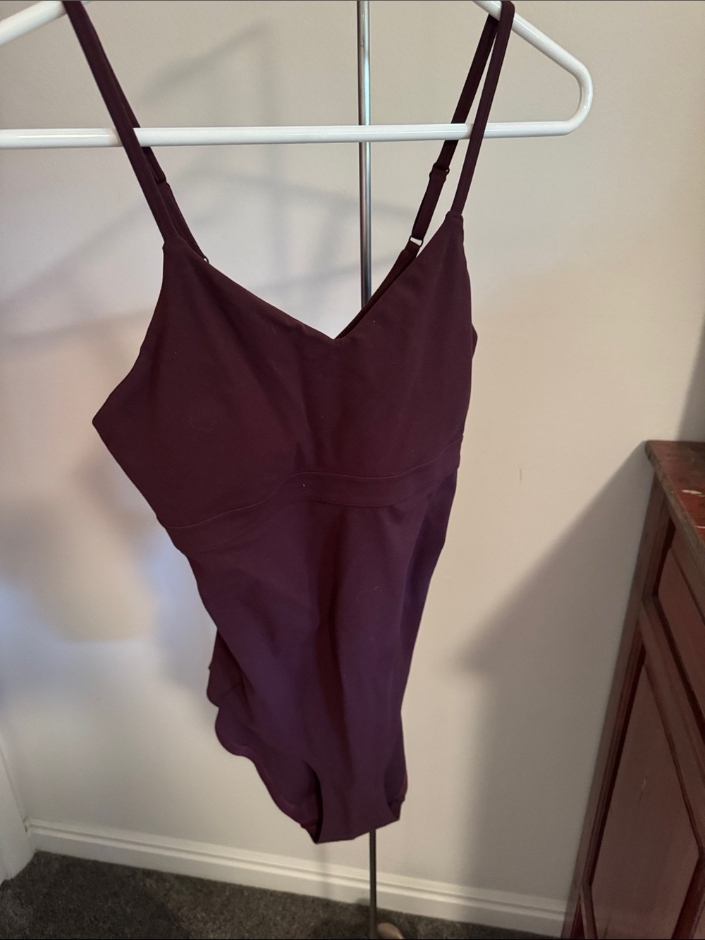 Athleta Deep Plum Tank top Bra Bodysuit